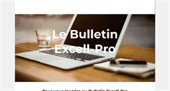 Desktop Screenshot of bulletin-excell-pro.com